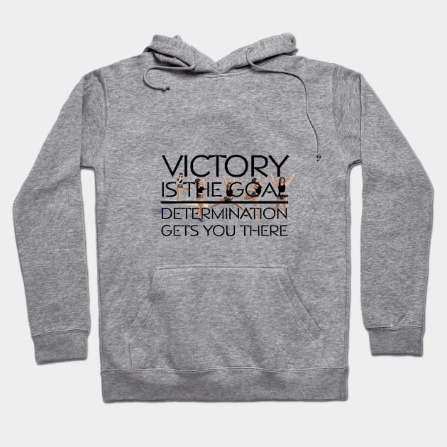 Victory Goal Gymnastics Hoodie by teepossible